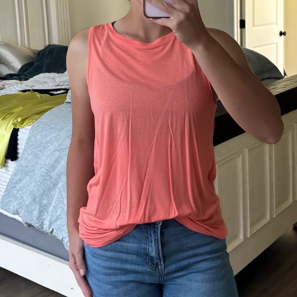 Coral Sleeveless Women's Top